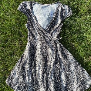 Animal Print Mini Dress